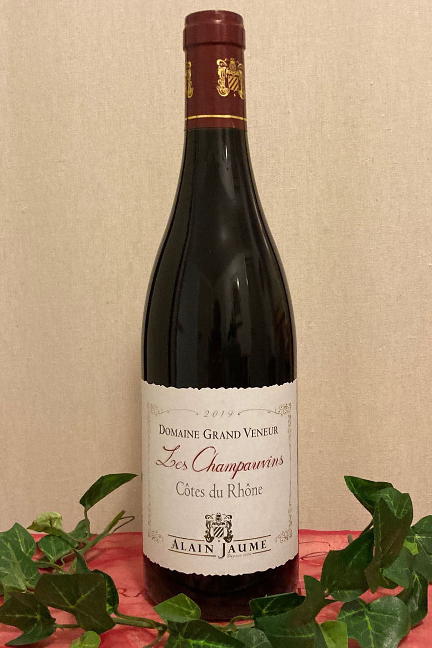 2019 Côtes du Rhône Les Champauvins 2019 Biowein, Domaine Grand Veneur, südl. Rhone