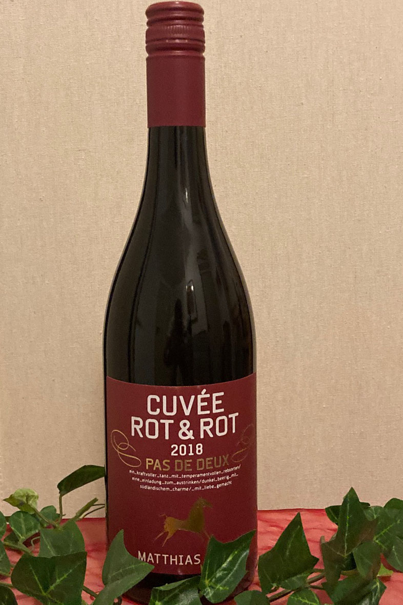 2018 Cuvée Rot & Rot, Pas de Deux, Weingut Matthias Gaul, Pfalz