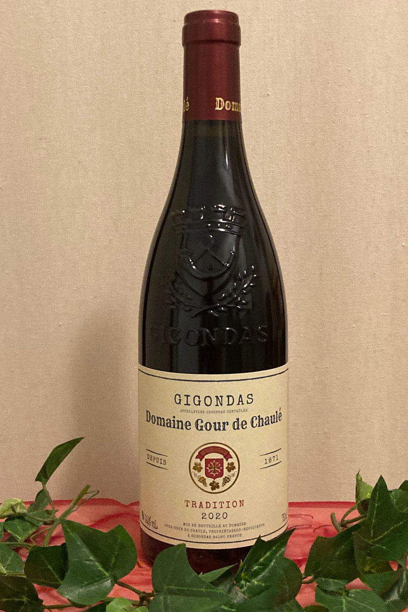 2020 Gigondas Cuvée Tradition Bio, Domaine Gour de Chaulé, Gigondas