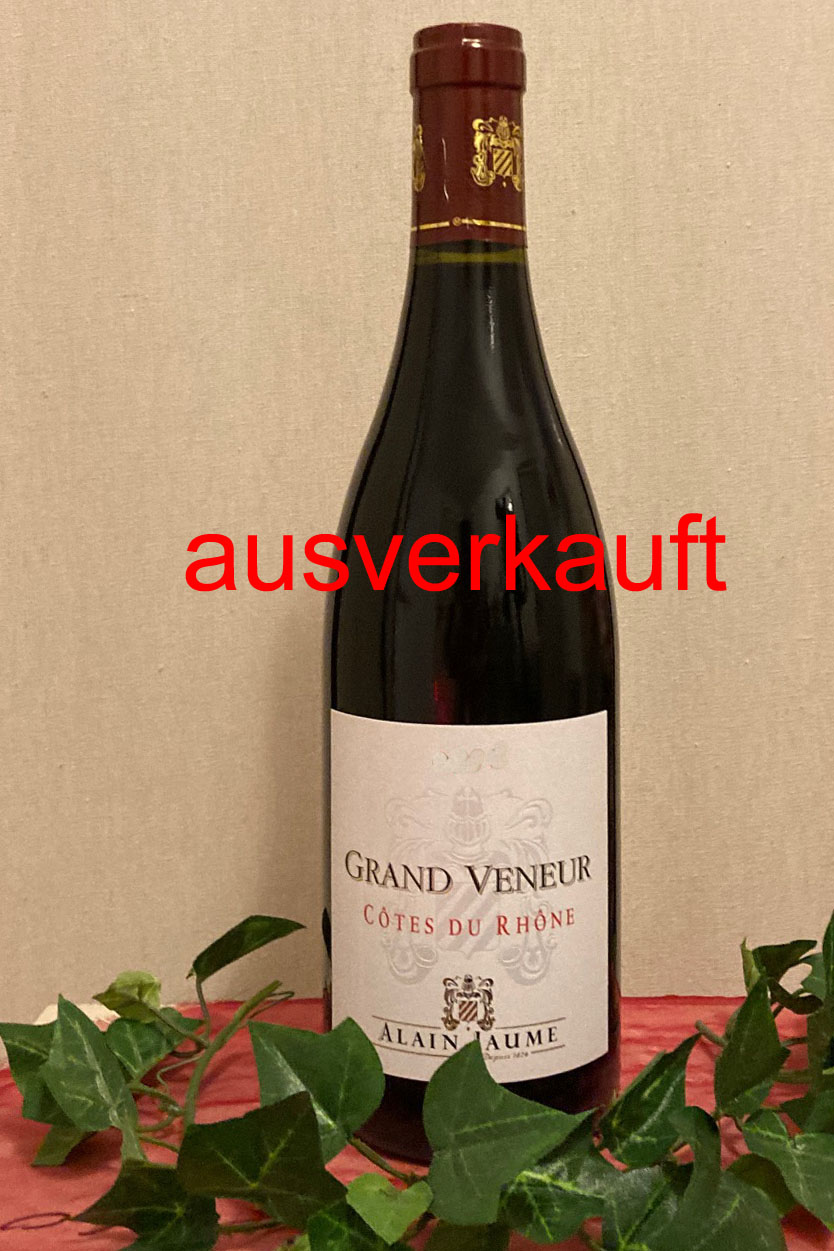 2020 Côtes du Rhône rouge Biowein, Domaine Grand Veneur, südl. Rhone 